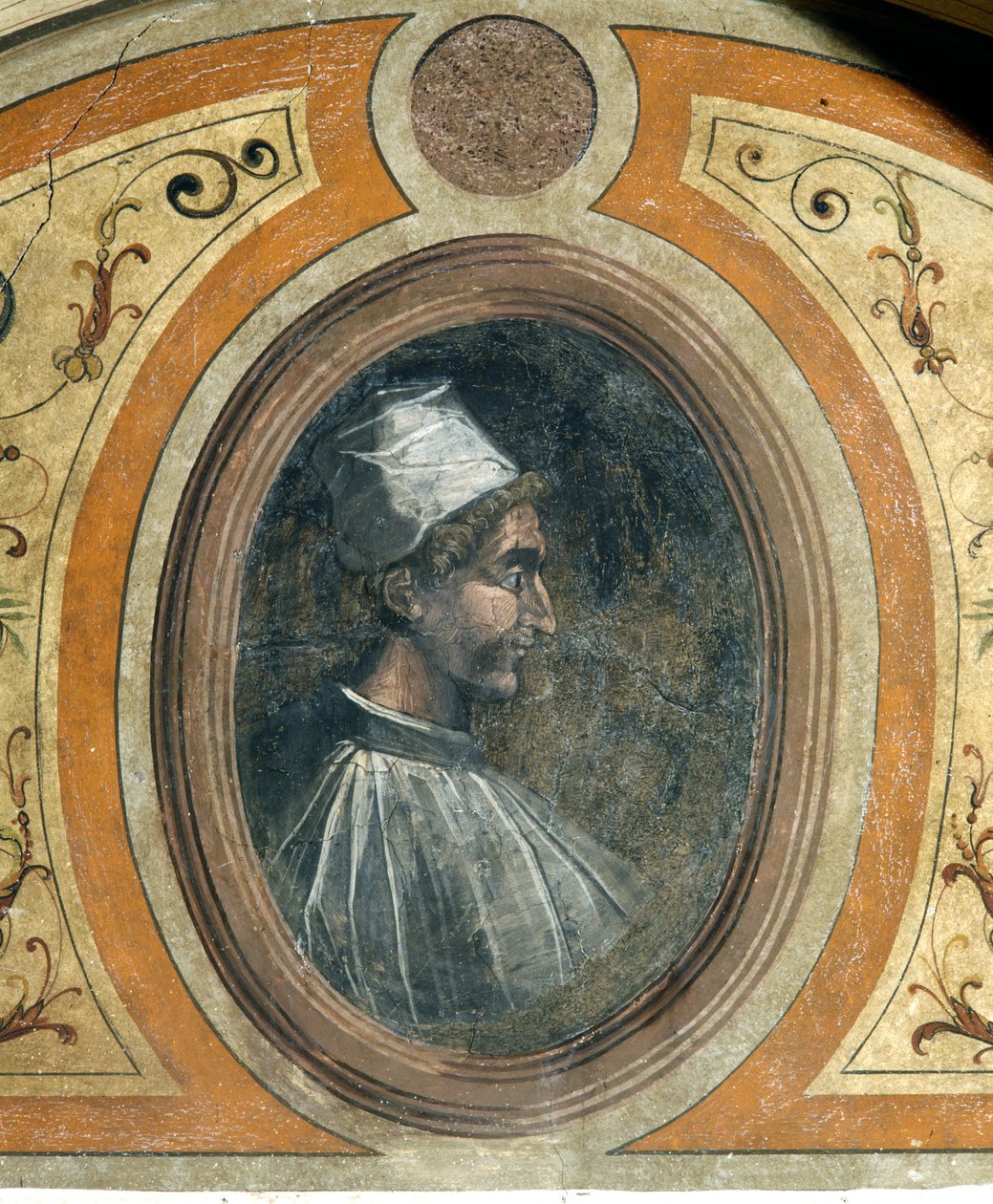 Bir adamın portresi, Şöhret Odası, 1548 by Giorgio Vasari