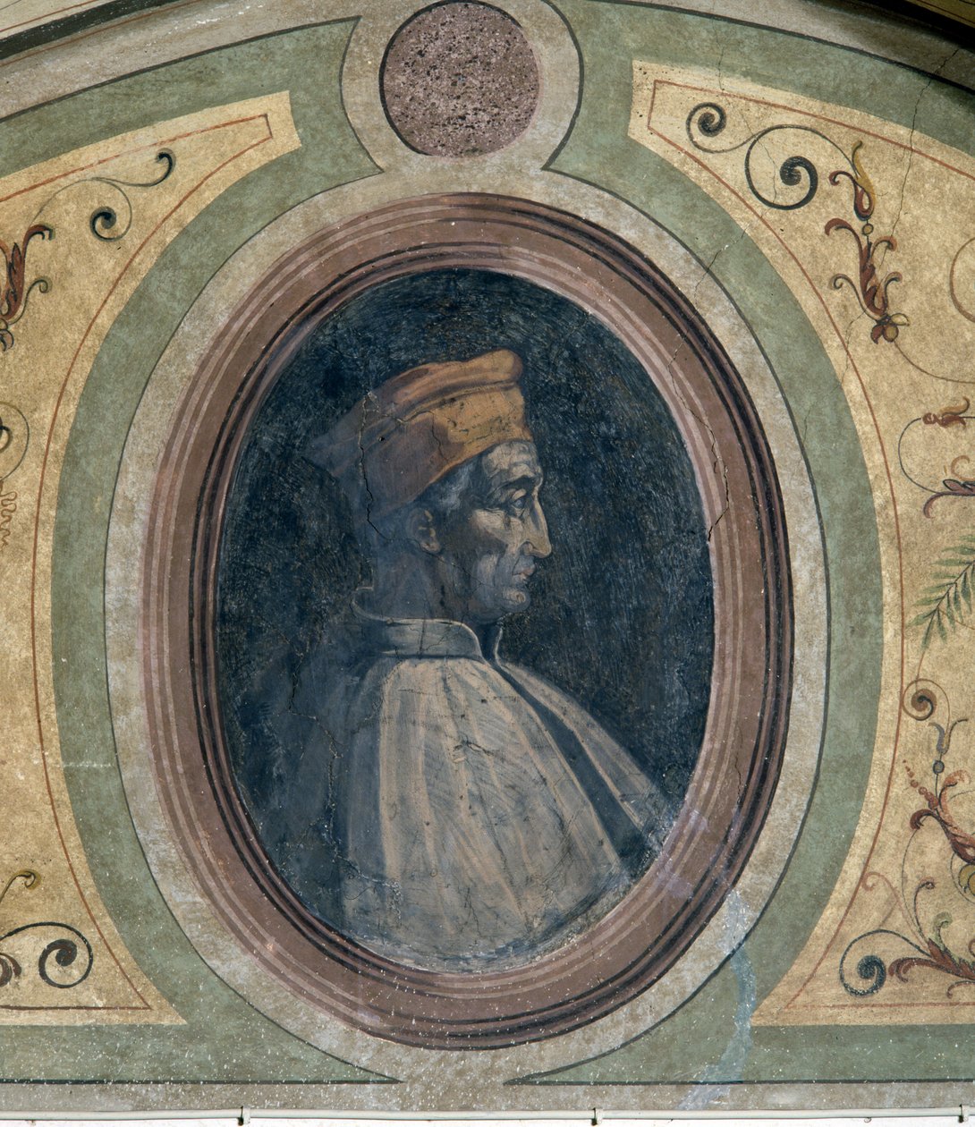 Bir adamın portresi, Şöhret Odası, 1548 by Giorgio Vasari