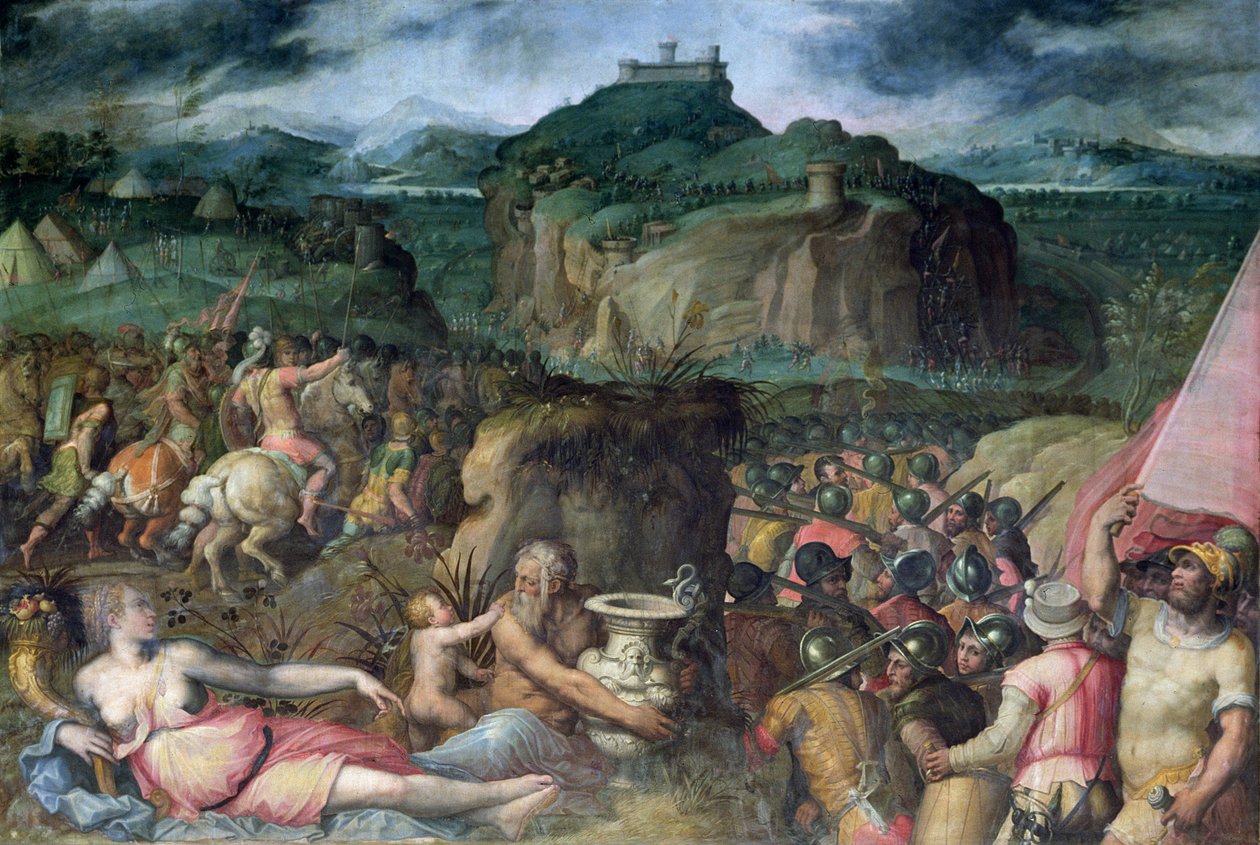 San Leo Kuşatması (bkz. 139094) by Giorgio Vasari