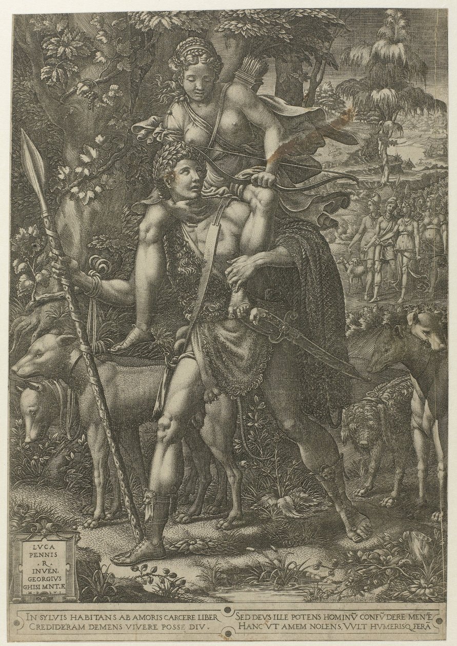 Avın Alegorisi by Giorgio Ghisi