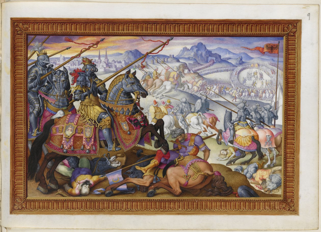 MS 33733 f.9 Süleyman ve Viyana Kuşatması