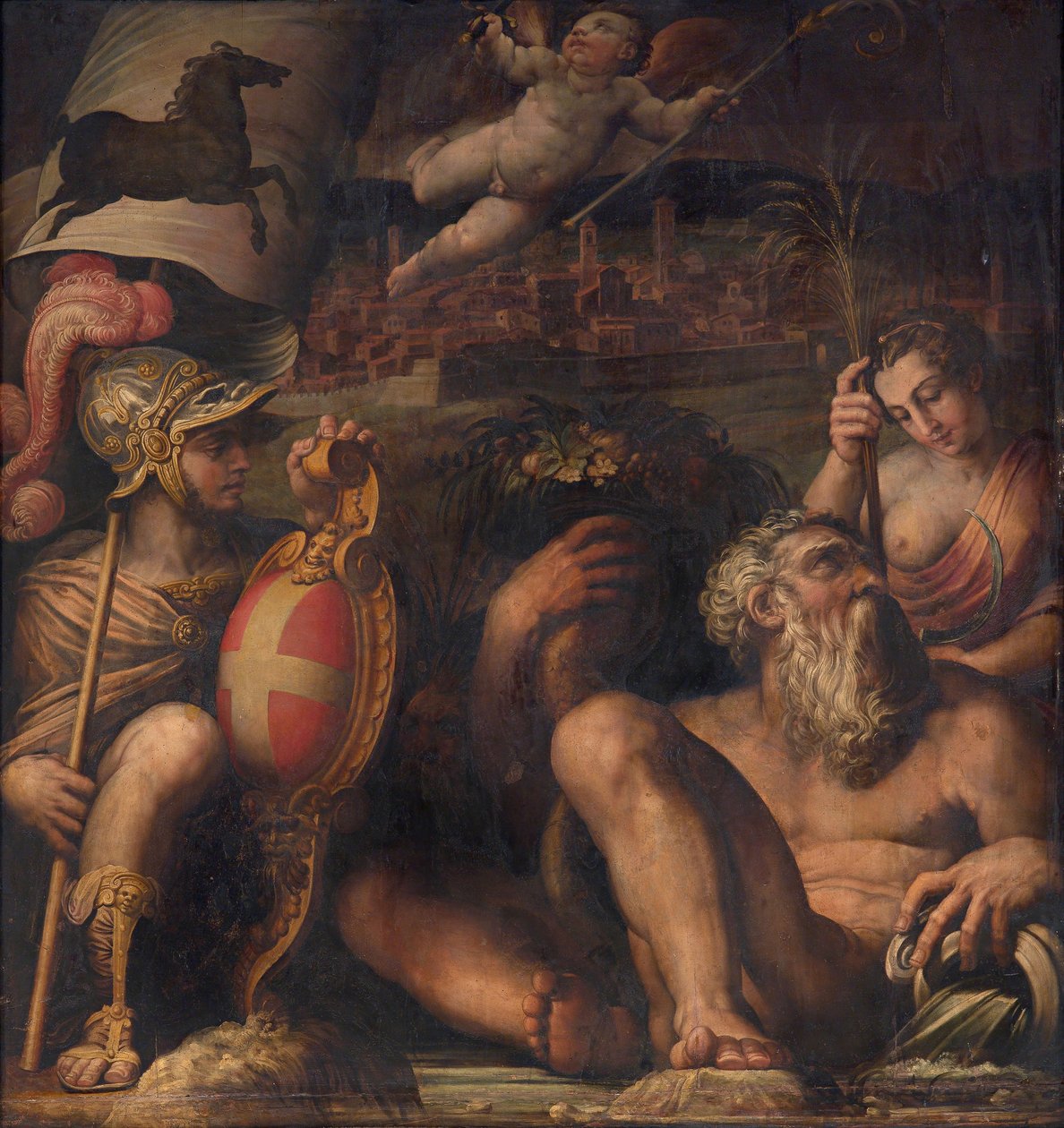 Arezzo Alegorisi, 1563-1565 by Giorgio Vasari