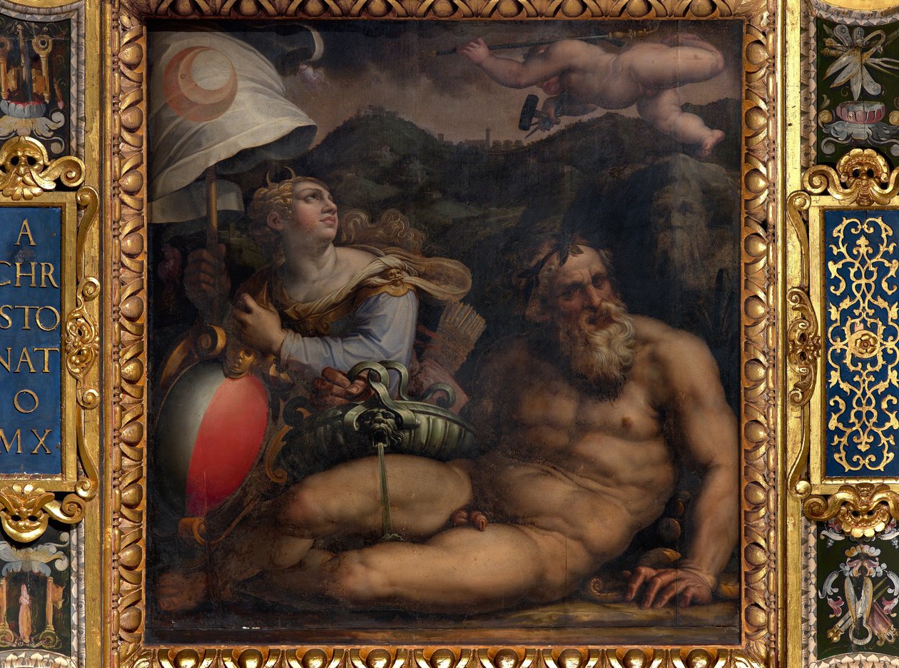 Fiesole Alegori by Giorgio Vasari