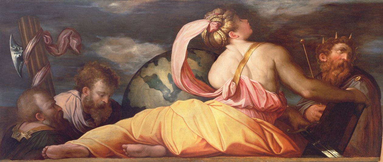 Coğrafya Alegorisi by Giorgio Vasari
