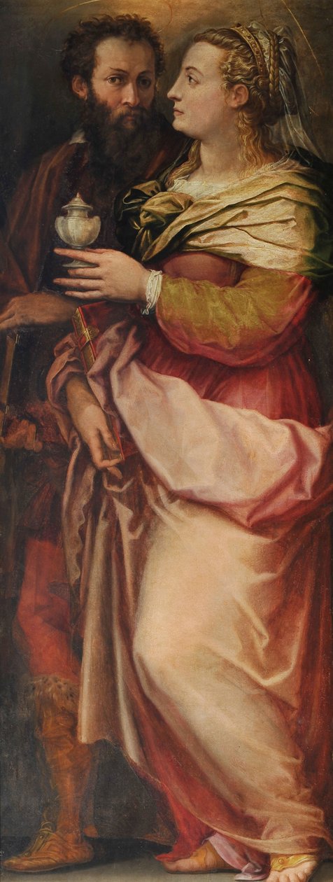 Giorgio Vasari ve eşi Niccolosa Bacci, c. 1565 by Giorgio Vasari