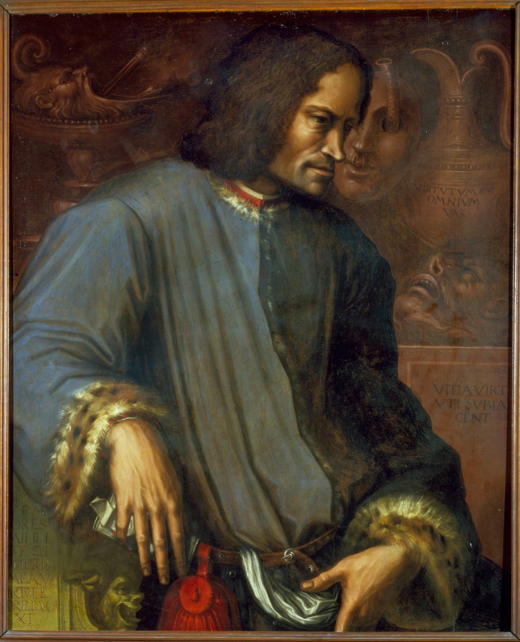 Laurent de Medici (1449 - 1492) (Muhteşem Laurent: Muhteşem Lorenzo). Giorgio Vasari