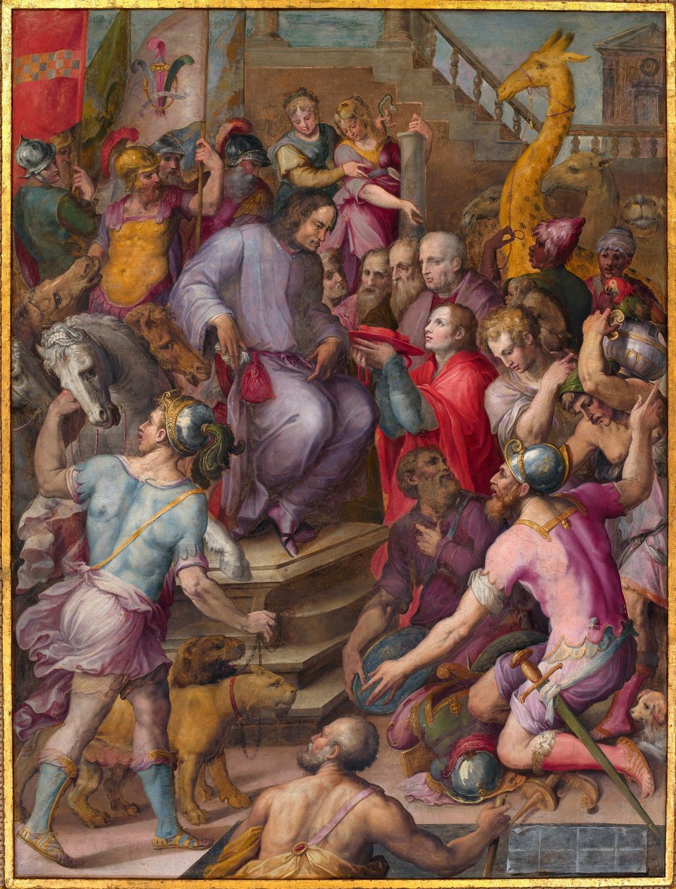 Medicisli Laurent veya Muhteşem Laurent (Lorenzo il Magnifico) by Giorgio Vasari