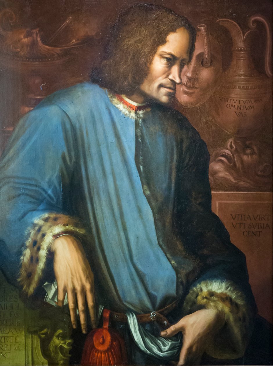 Lorenzo de Medici'nin portresi by Giorgio Vasari