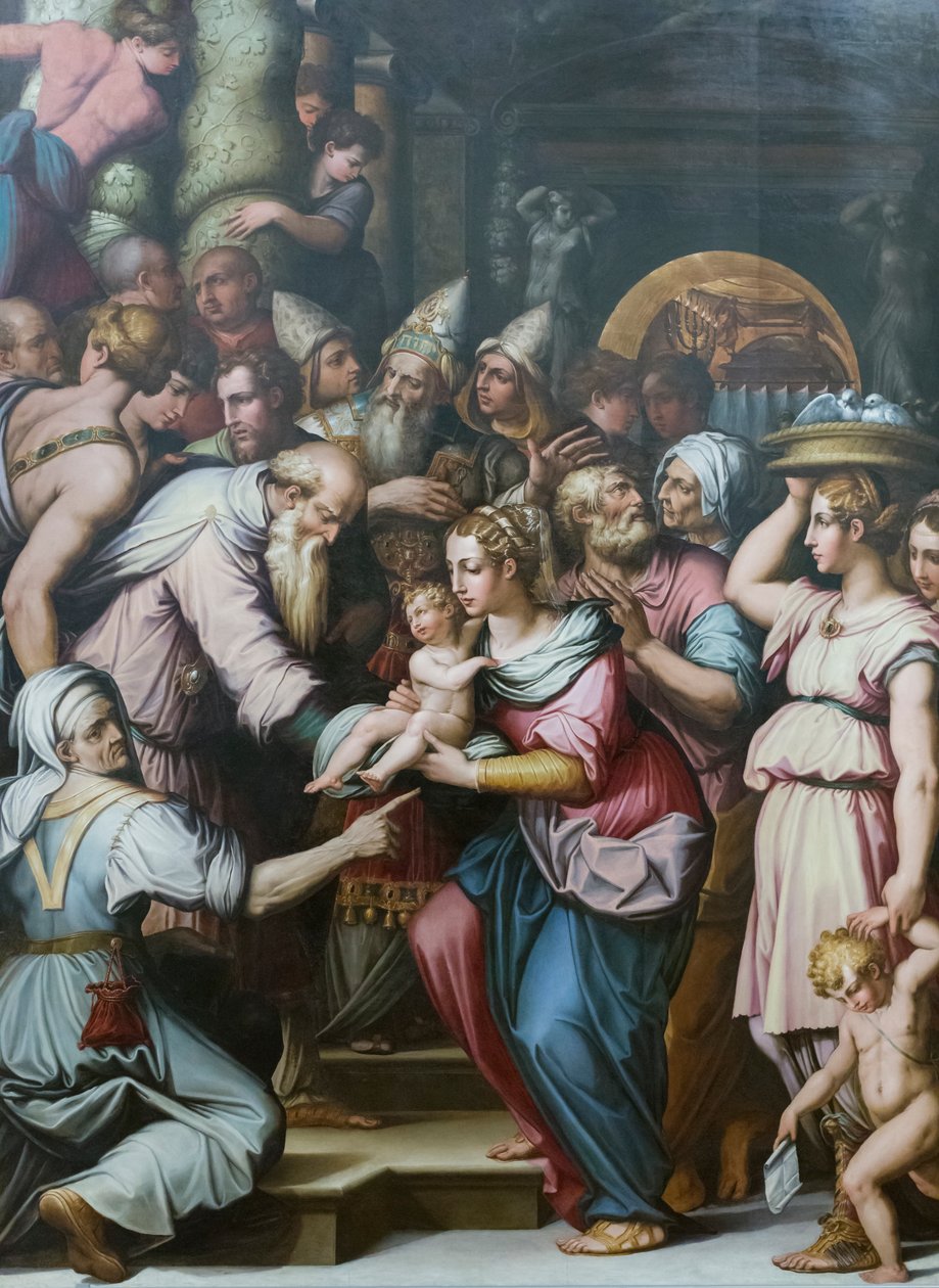 Tapınakta İsa'nın tanıtımı by Giorgio Vasari