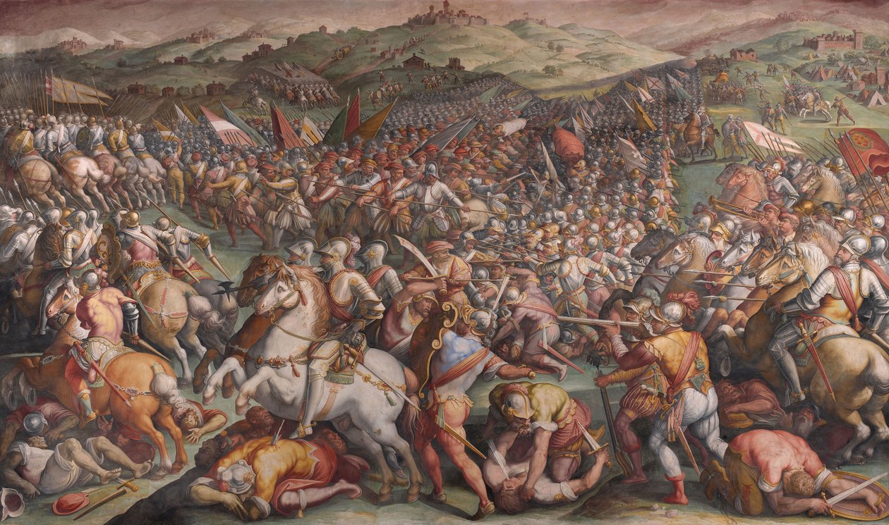Val di Chiana'daki Marciano Savaşı, 1570-1571 by Giorgio Vasari