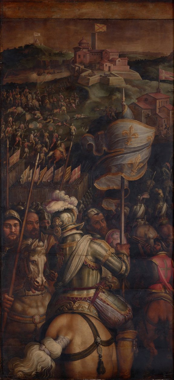 Monastero Kalesi'nin Ele Geçirilmesi, 1563-1565 by Giorgio Vasari