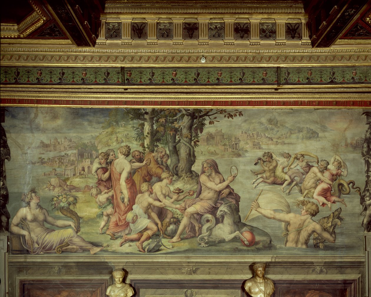 Dünyanın Satürn'e Sunulan İlk Meyveleri, 1555 by Giorgio Vasari