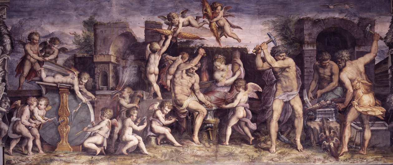Vulkan Demirhanesi, 1556-1557 by Giorgio Vasari