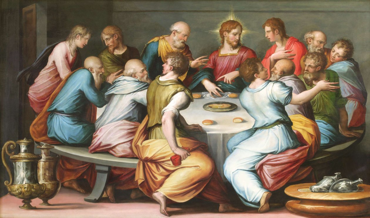 Son Akşam Yemeği, c.1540. by Giorgio Vasari