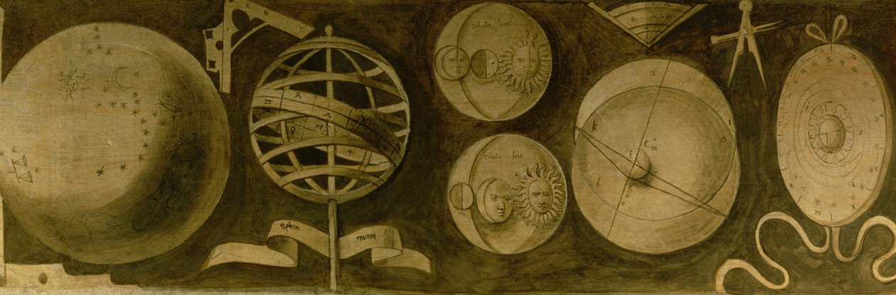 Astroloji: Çeşitli Enstrümanlar ve Diyagramlar by Giorgione da Castelfranco