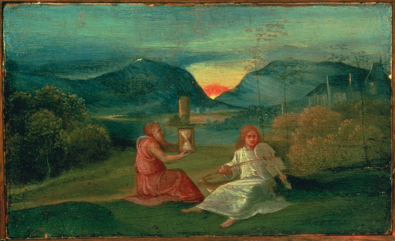 Kum saati by Giorgione da Castelfranco