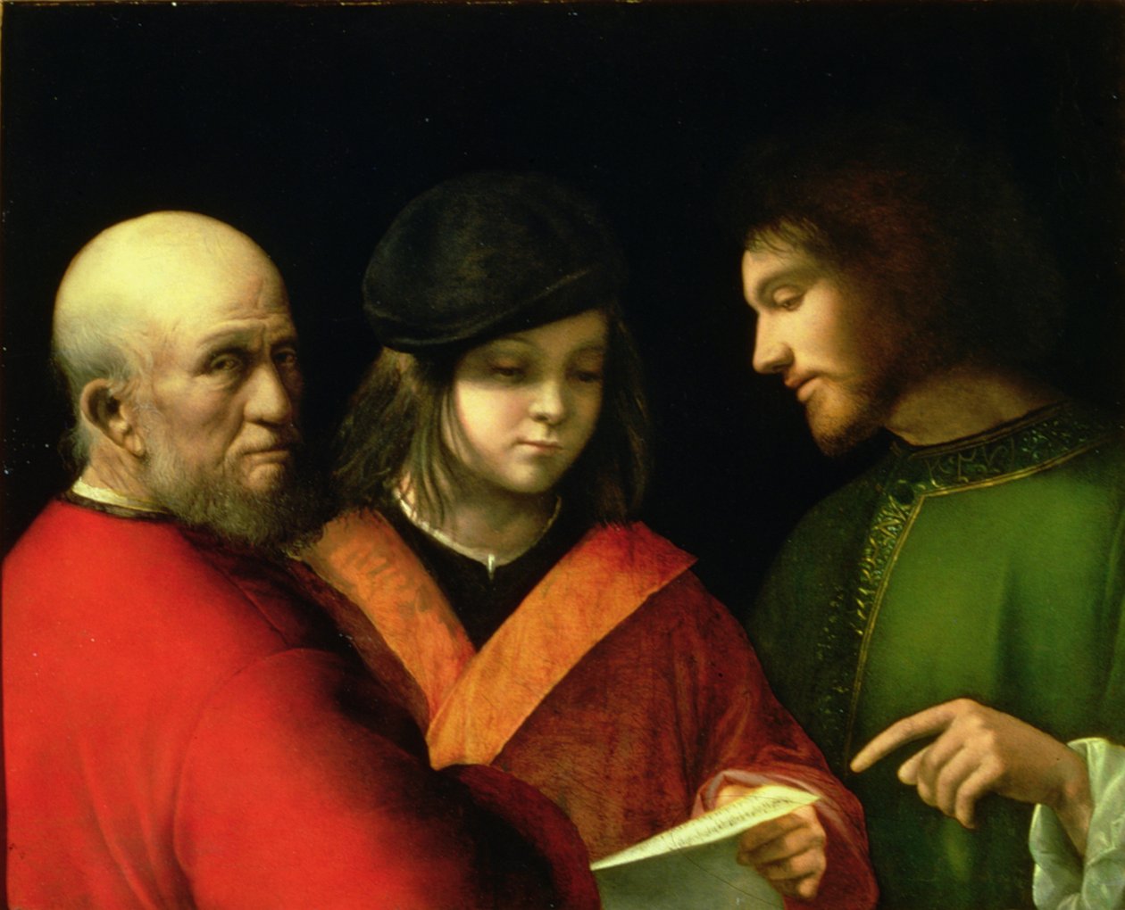 İnsanın Üç Çağı, c.1500-01 (panel) by Giorgione da Castelfranco