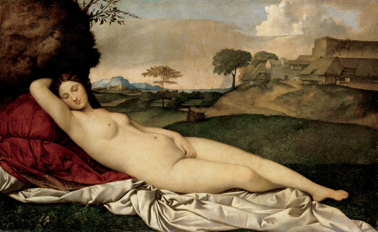 Uyuyan Venüs by Giorgione da Castelfranco