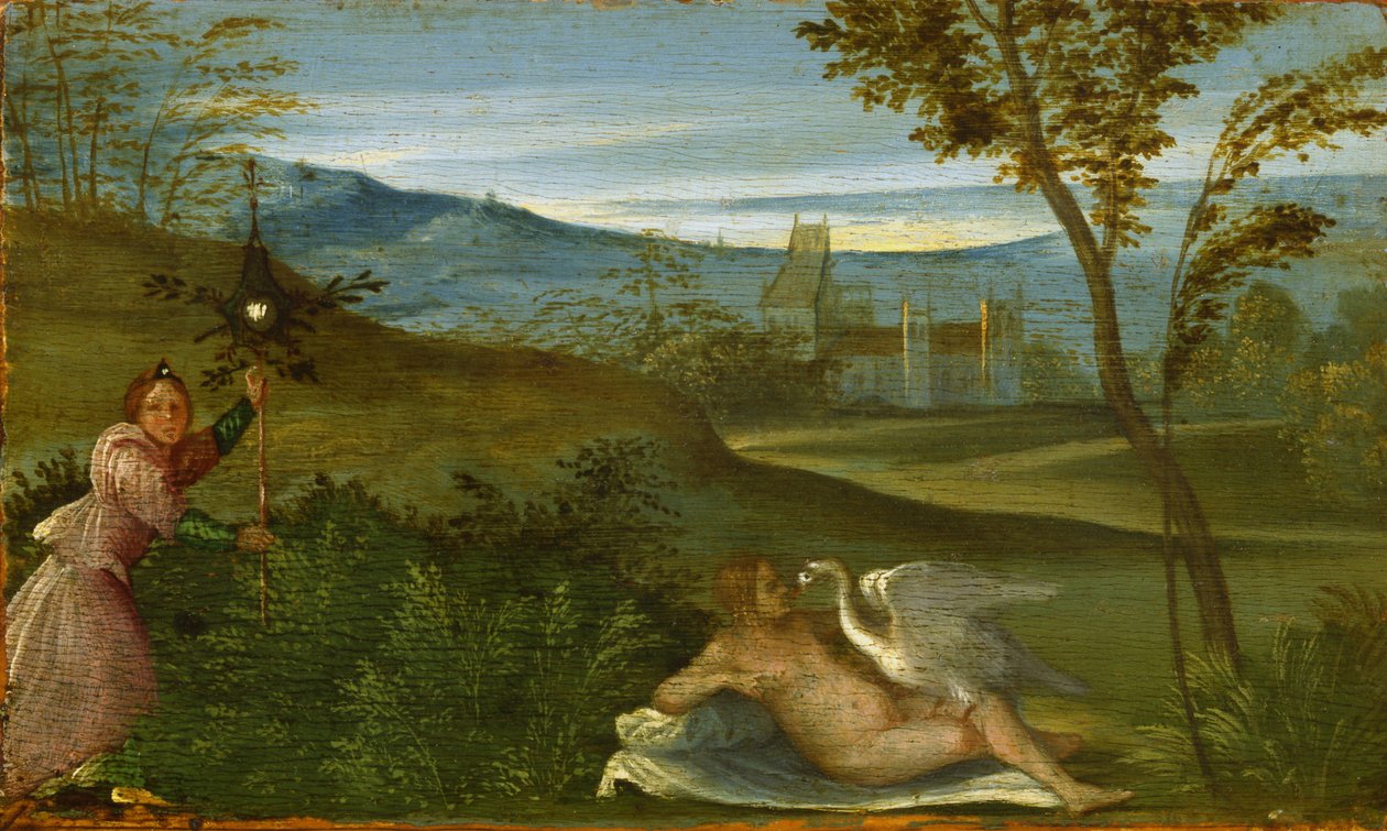 Leda ve Kuğu, c. 1500 by Giorgione da Castelfranco