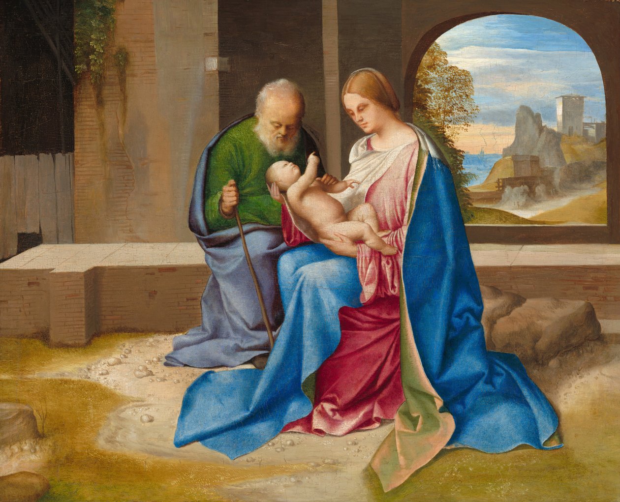 Kutsal Aile, muhtemelen c. 1500. by Giorgione