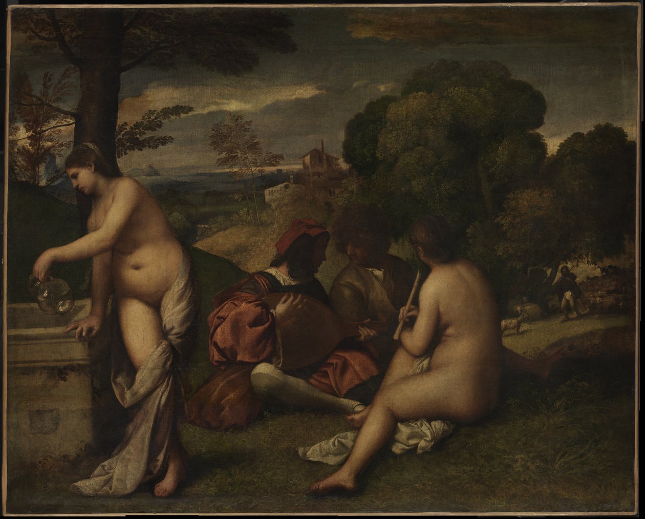 Pastoral Konser, c. 1510 by Giorgione da Castelfranco