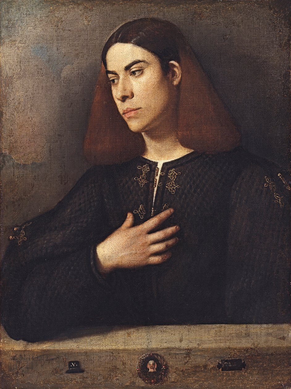 Genç Bir Adamın Portresi Antonio Brocardo, yaklaşık 1509-1510. by Giorgione da Castelfranco