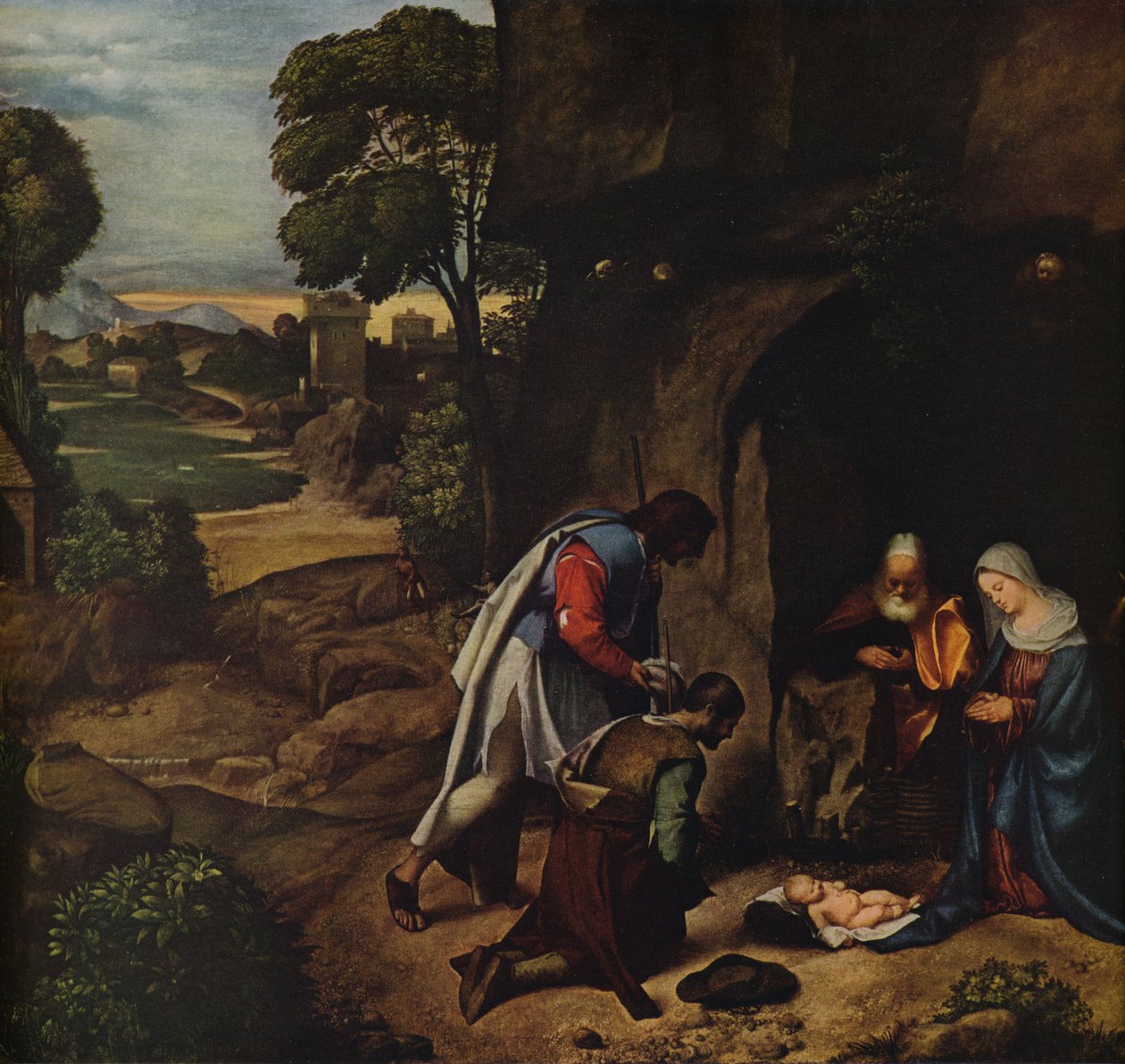 Çobanların Tapınması, 1505-1510 by Giorgione da Castelfranco