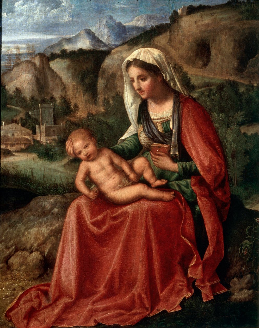 Bir Manzaradaki Bakire ve Çocuk, c1503 by Giorgione da Castelfranco