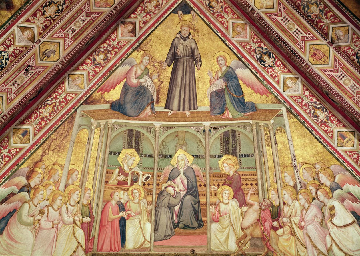İtaat Alegorisi, c.1330 by Giotto di Bondone