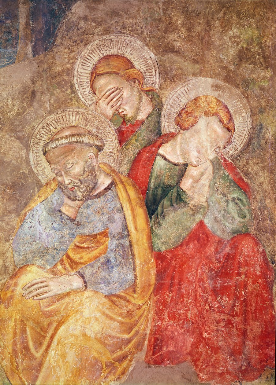 Zeytin Dağındaki Havariler by Giotto di Bondone
