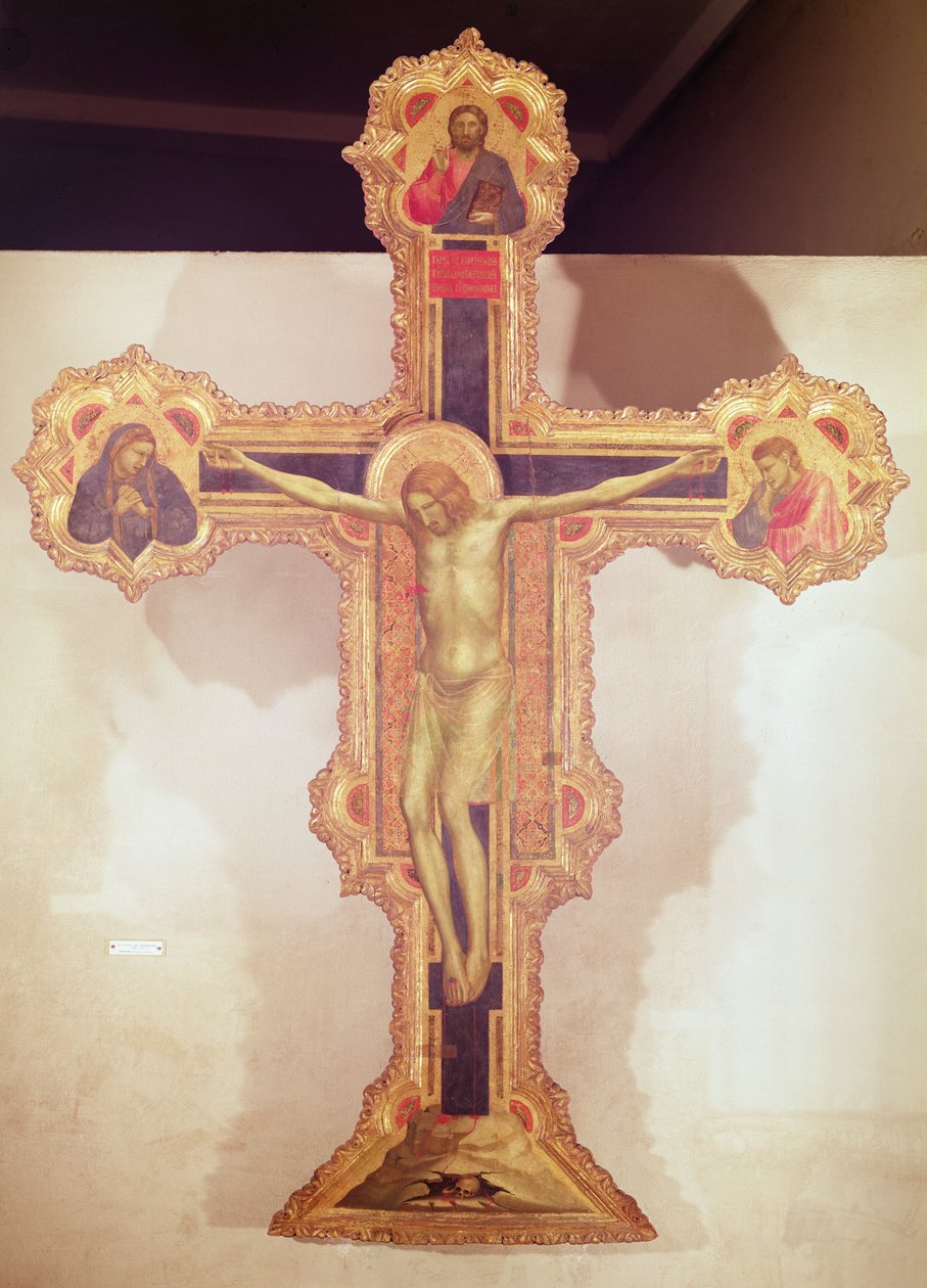 Haç (panelde tempera) by Giotto di Bondone
