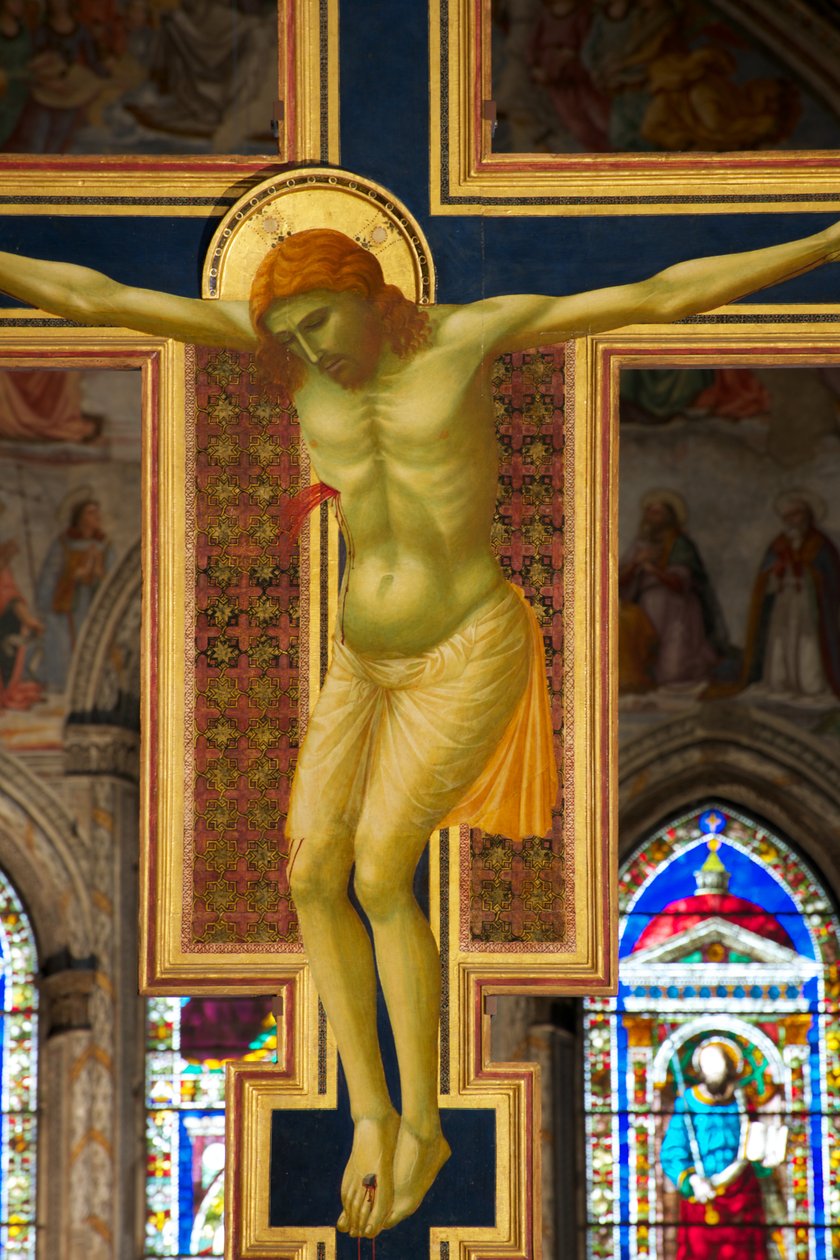 Çarmıha Gerilme Detayı, panelde c.1288-89 tempera by Giotto di Bondone