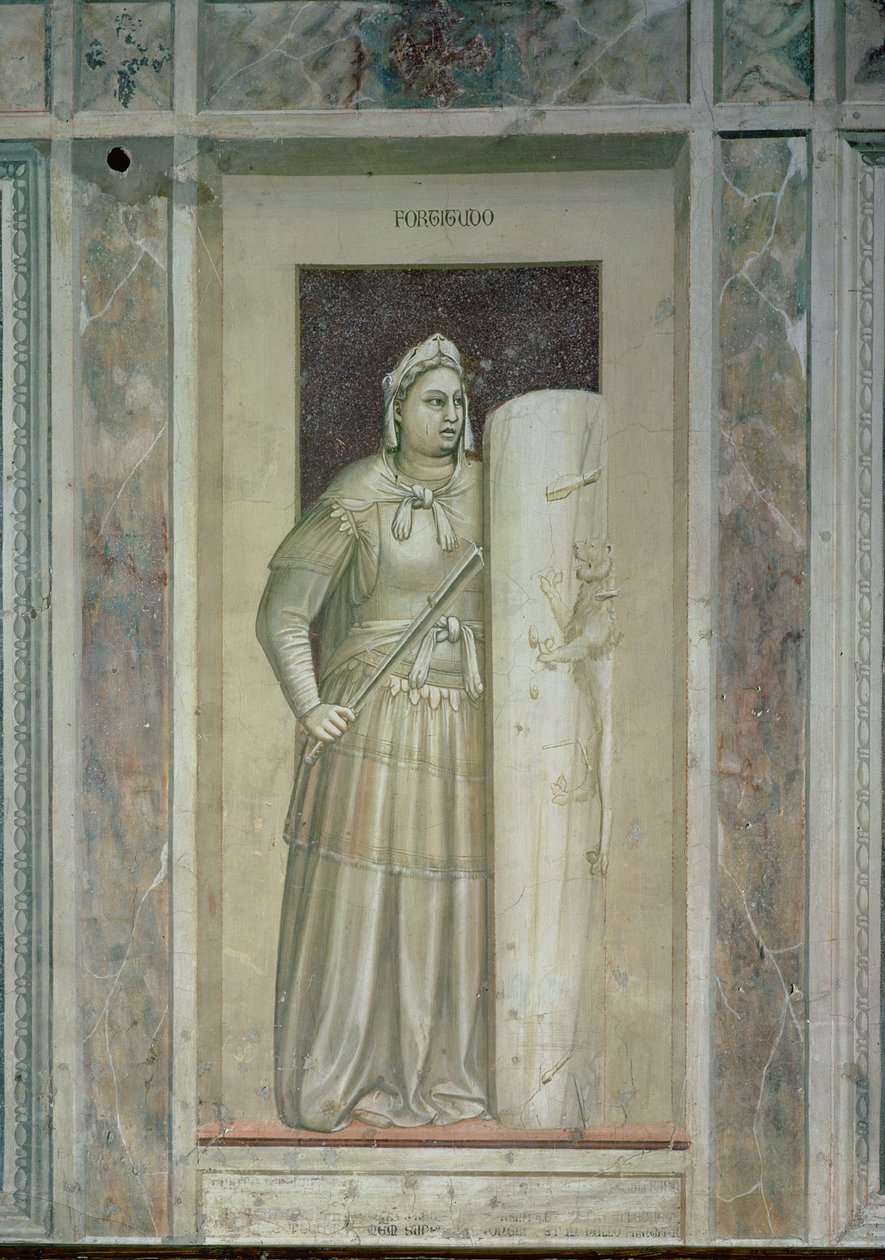 Cesaret, c.1305 by Giotto di Bondone