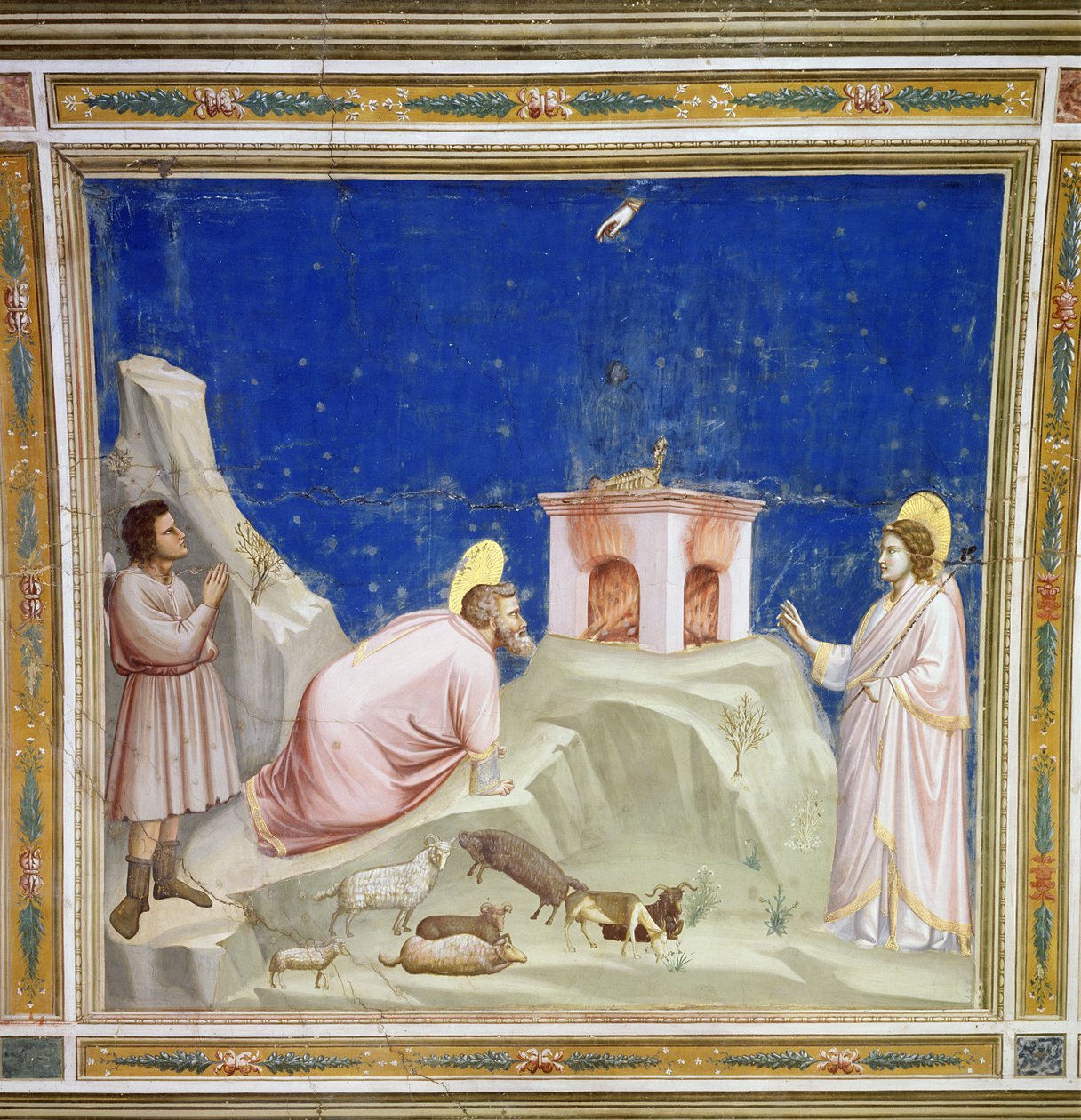Joachim'in Kurbanı, c.1305 by Giotto di Bondone
