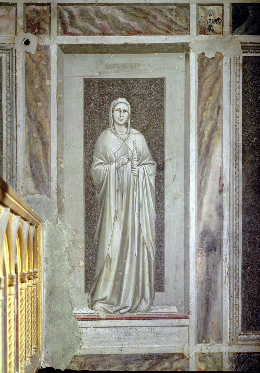 Temperance, c.1305 by Giotto di Bondone