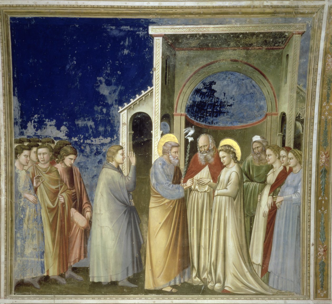 Bakirenin Evliliği, c.1305 by Giotto di Bondone