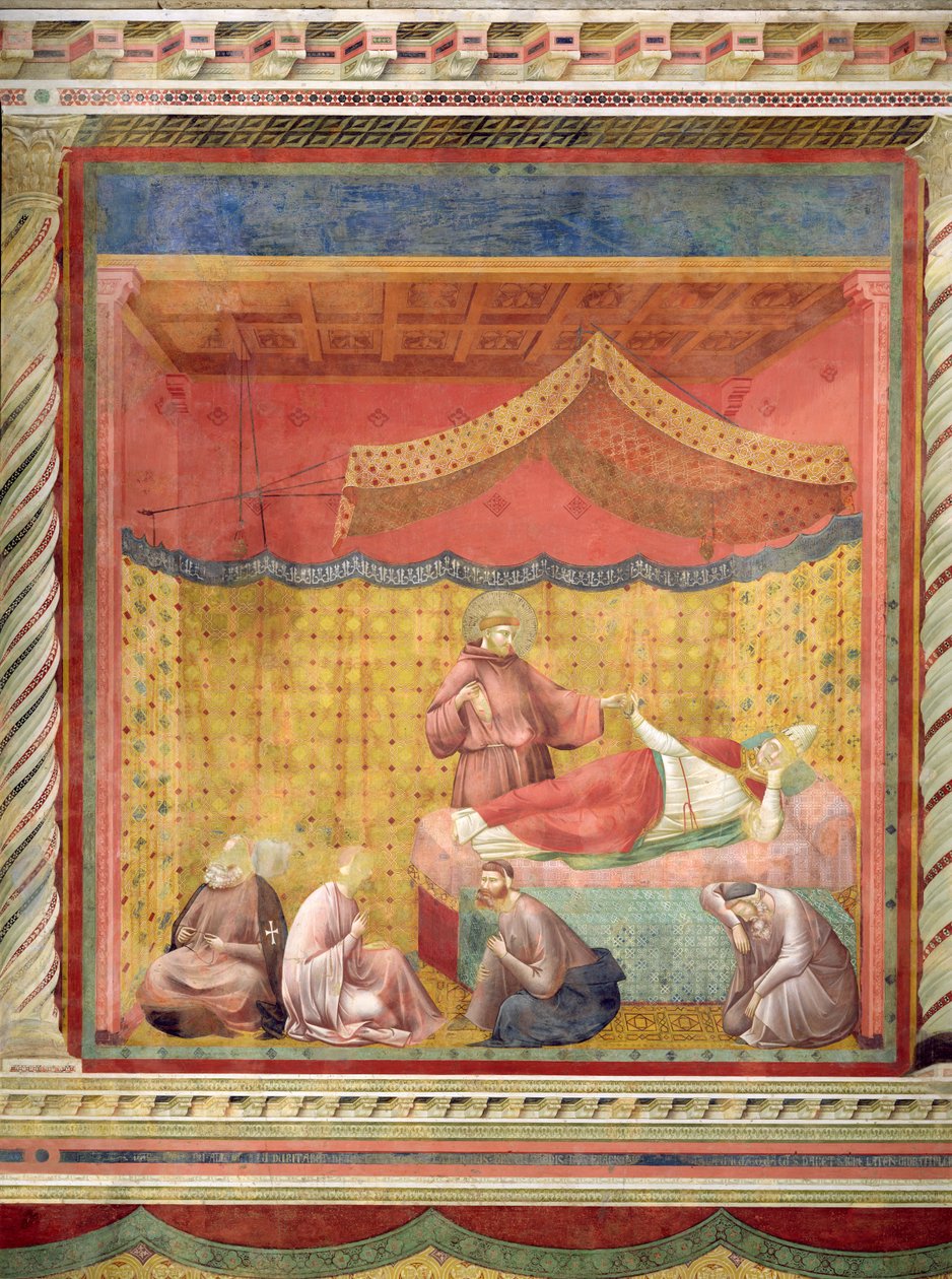 Iyerekwa rya Papa Geregori IX (1170-1241) 1297-99 by Giotto di Bondone