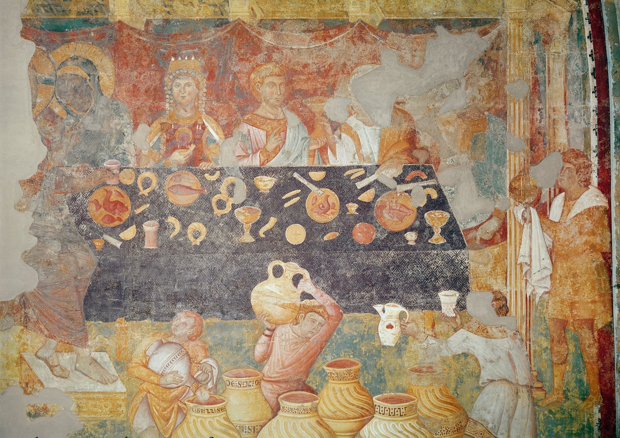 Kana Düğünü, 1297-99 by Giotto di Bondone