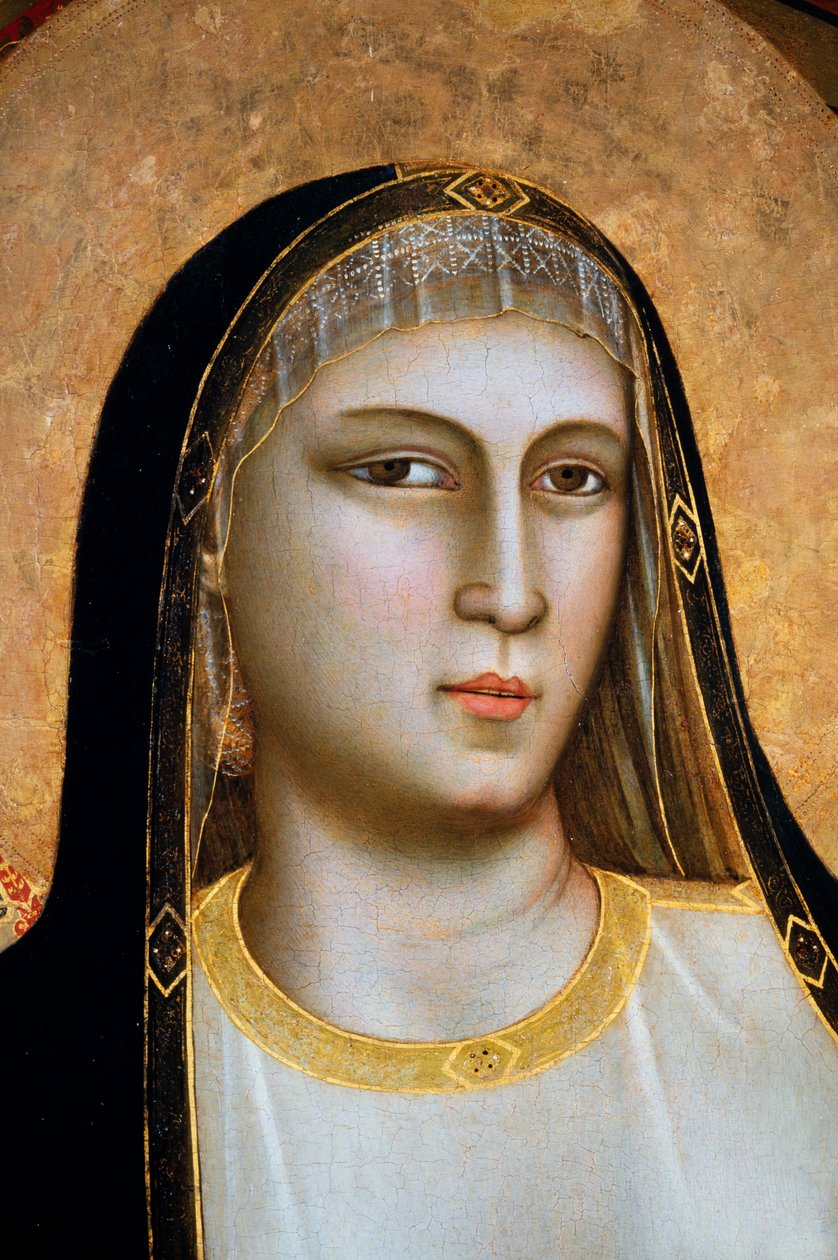 Madonna di Ognissanti, c.1310 (ahşap üzerine tempera) by Giotto (c.1266 1337)