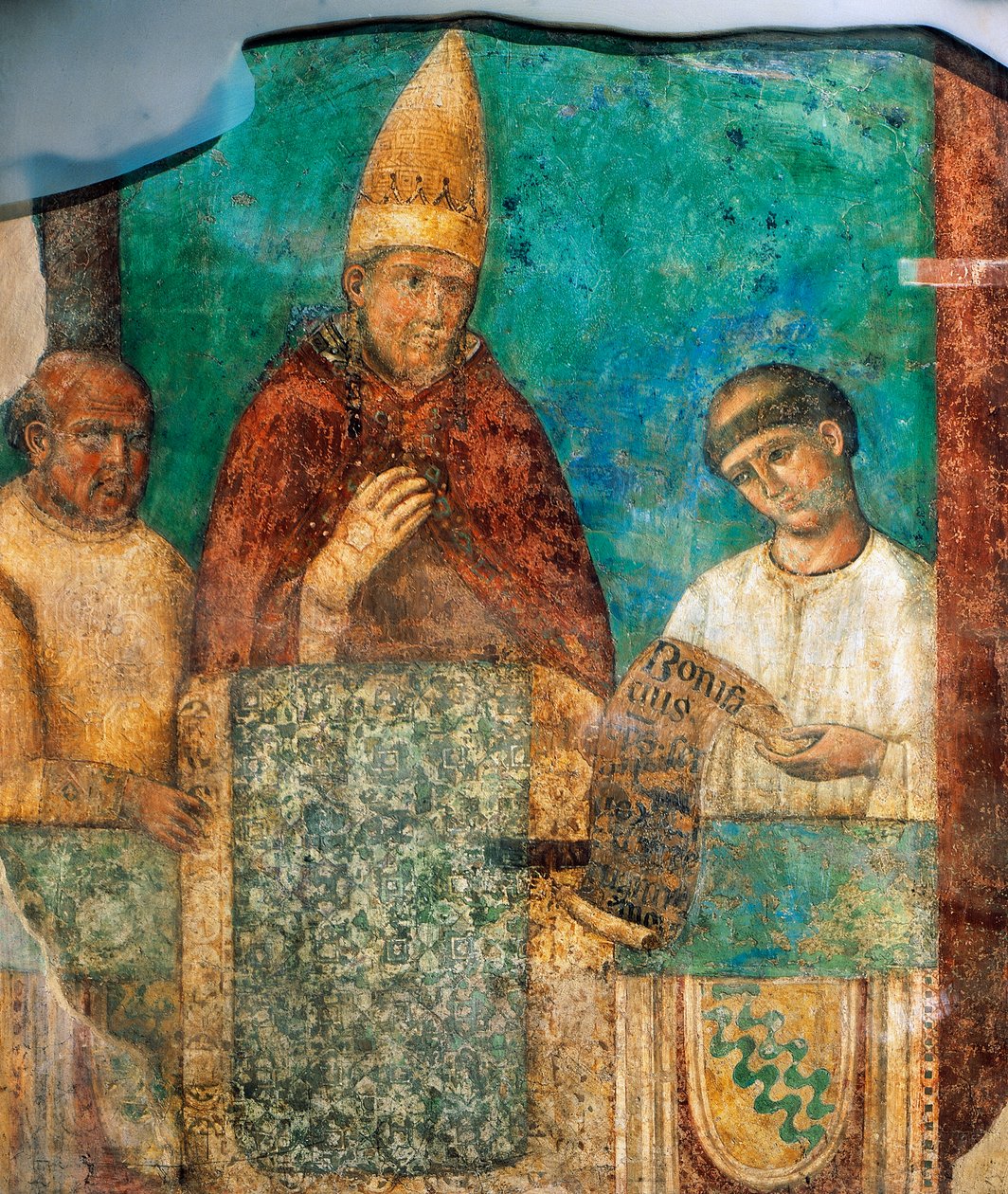 Boniface VIII Kutsal Yılı duyuruyor, Giotto
