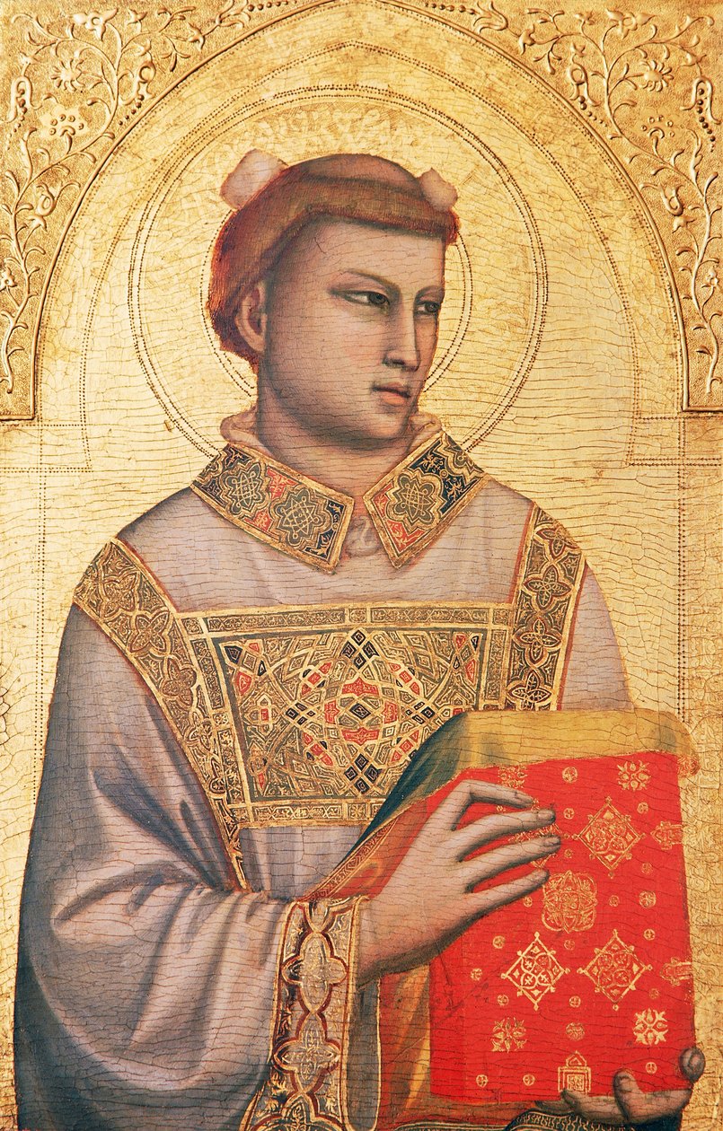 Aziz Stephen poliptik by Giotto (c.1266 1337)
