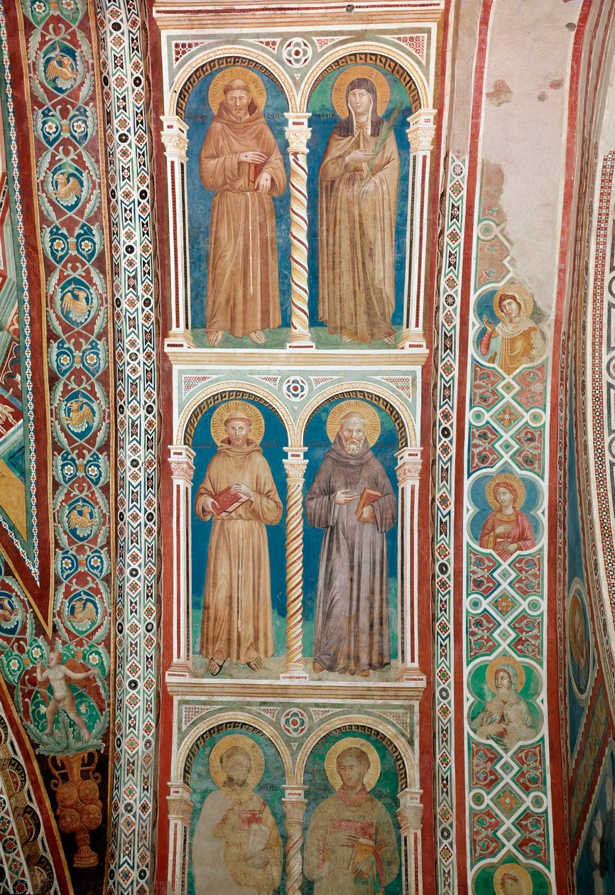 Assisi Azizleri François, Aziz Claire, Aziz Benedict ve Padua Aziz Anthony