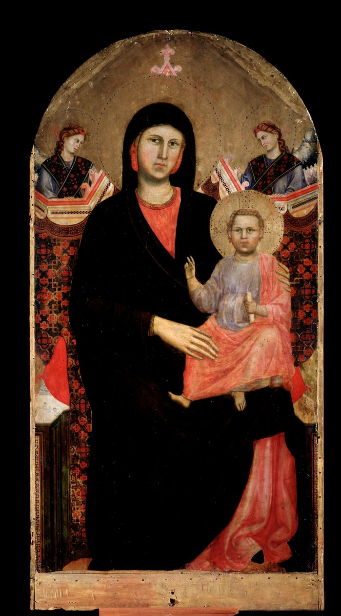 Bakire ve Çocuk (Resim by Giotto (c.1266 1337)