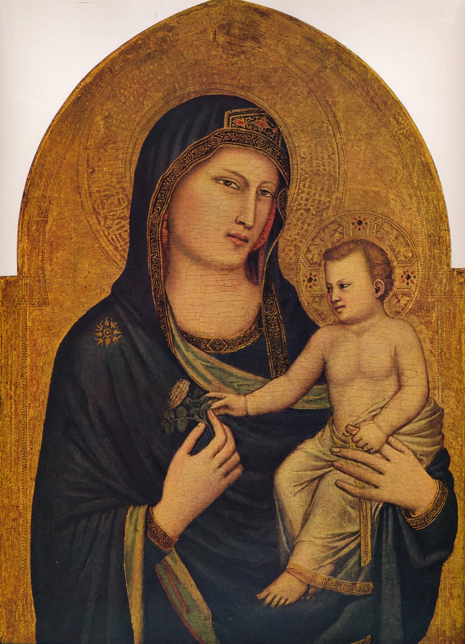 Madonna ve Çocuk, 1310-1315 by Giotto di Bondone