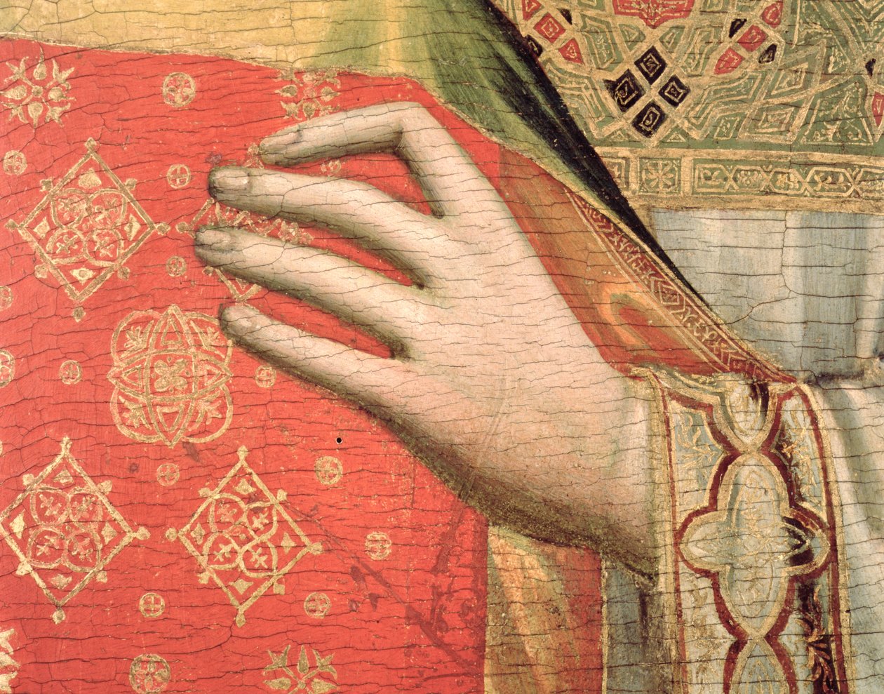Aziz Stephen Eli (panelde öfke) (detay) (ayrıca bkz. 66554-55) by Giotto di Bondone