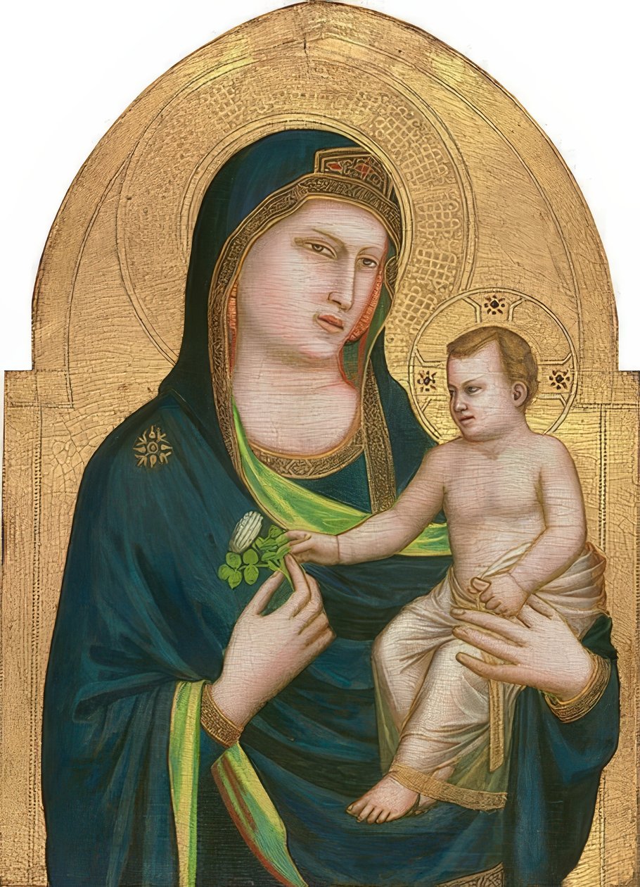 Madonna ve Çocuk. 1310/15 civarında by Giotto di Bondone