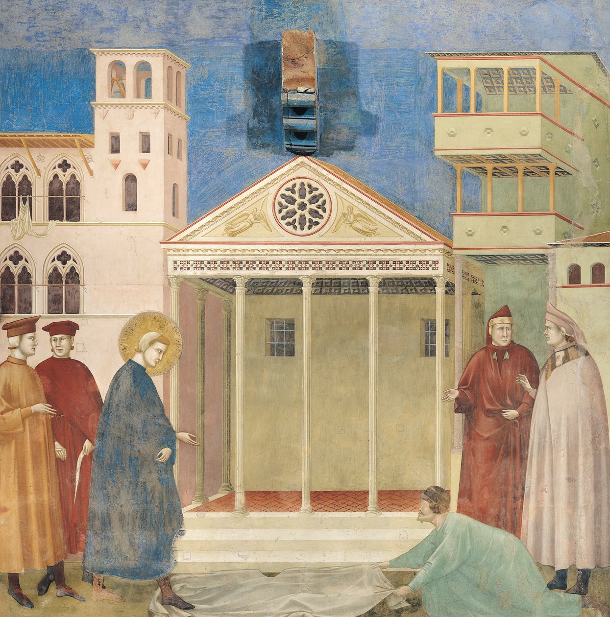 Aziz Francis Basit Bir Adam Tarafından Onurlandırıldı, 1297-99 by Giotto di Bondone