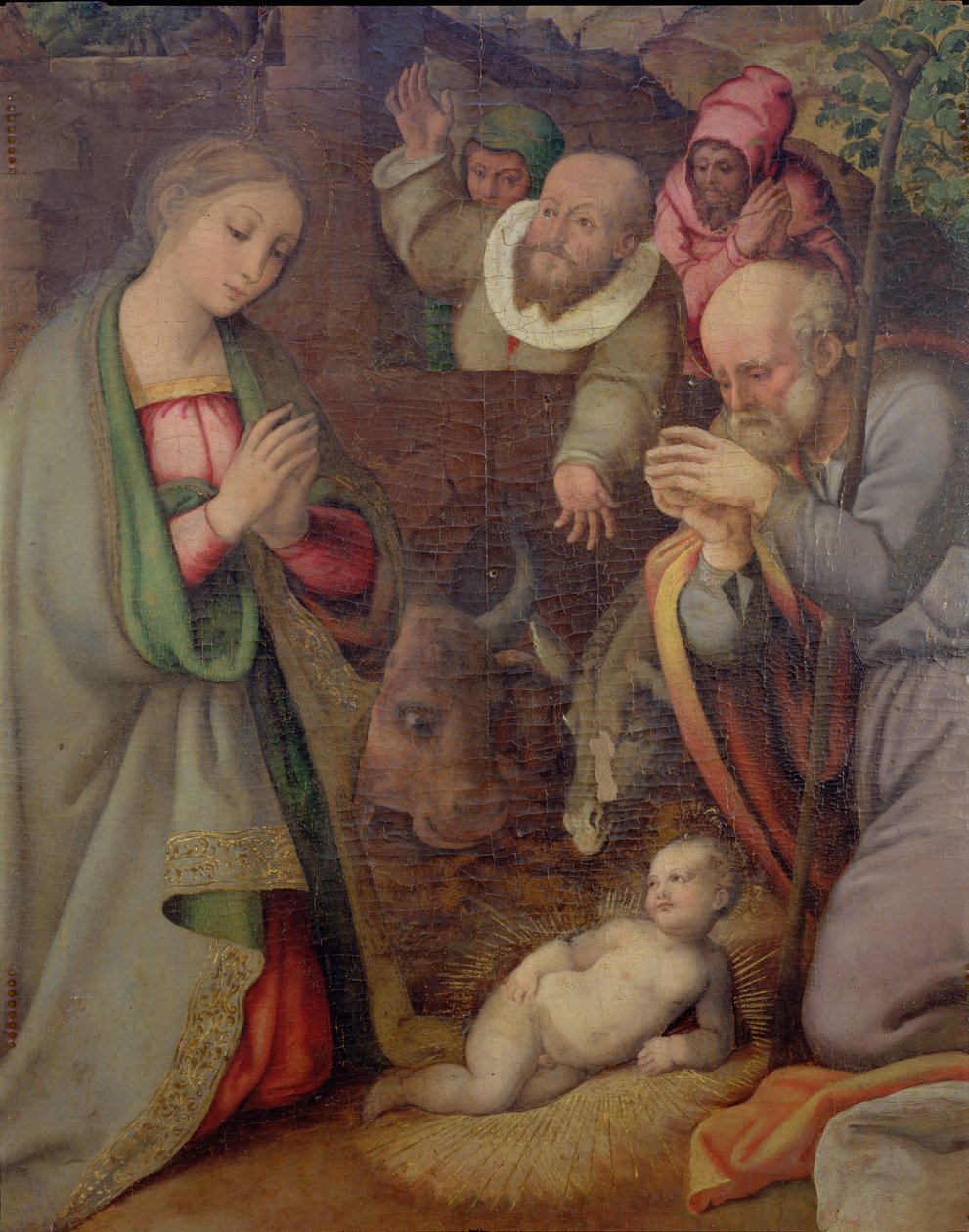 Doğuş, bir poliptikten detay (bkz. 135219) by Giovan Filippo Crescuolo