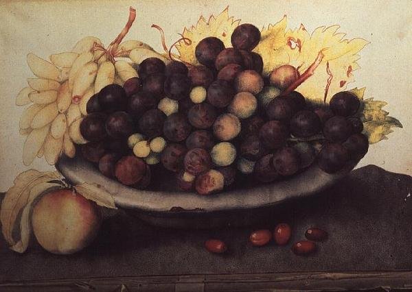 Şeftali ile Üzüm by Giovanna Garzoni