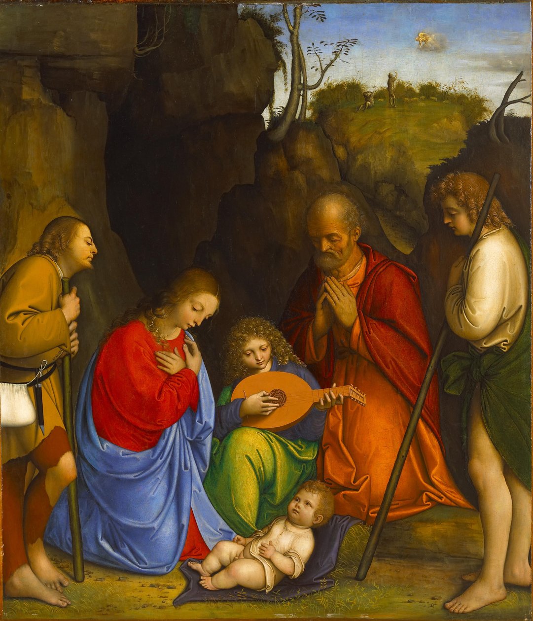 Çobanların hayranlığı by Giovanni Agostino da Lodi